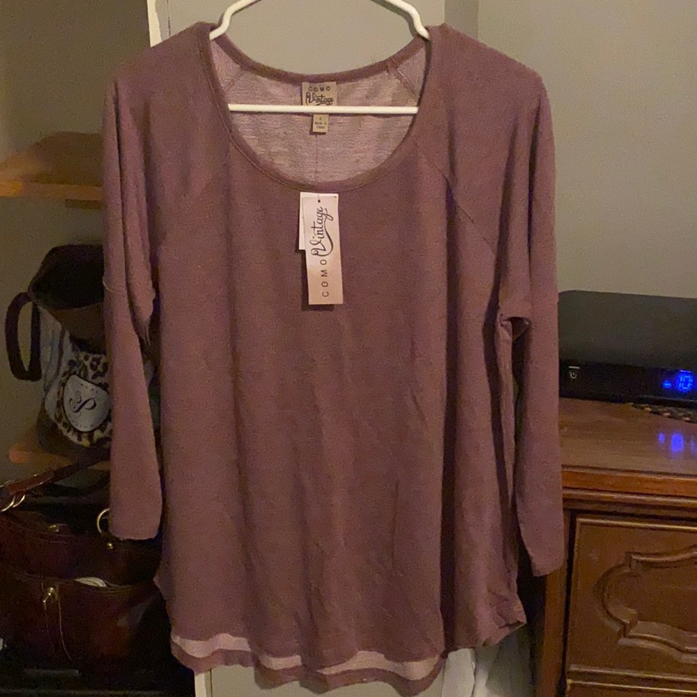 NWT 3/4 Length Sleeve Top